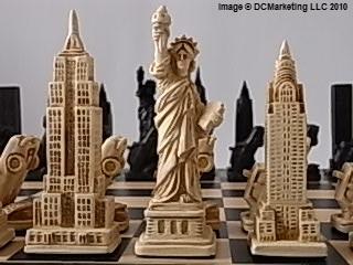 New York (Limited Edition) Plain Theme Chess Set